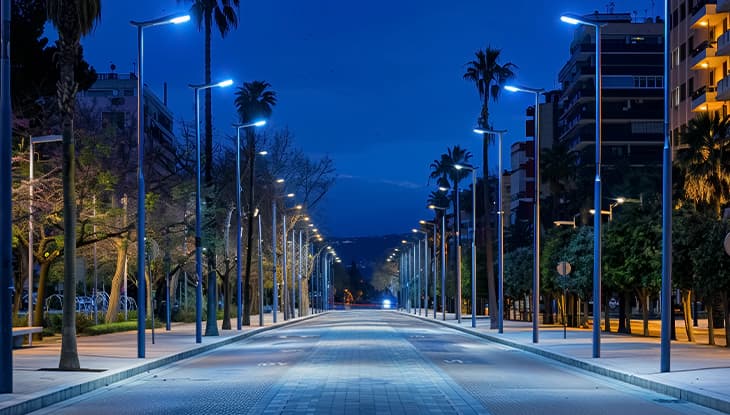 Signboards and Streetlights